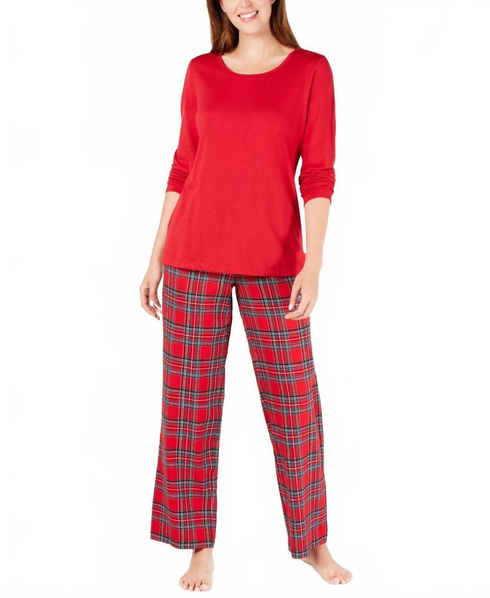 NEW FAMILY PJS mix it pajama set in brinkley plaid